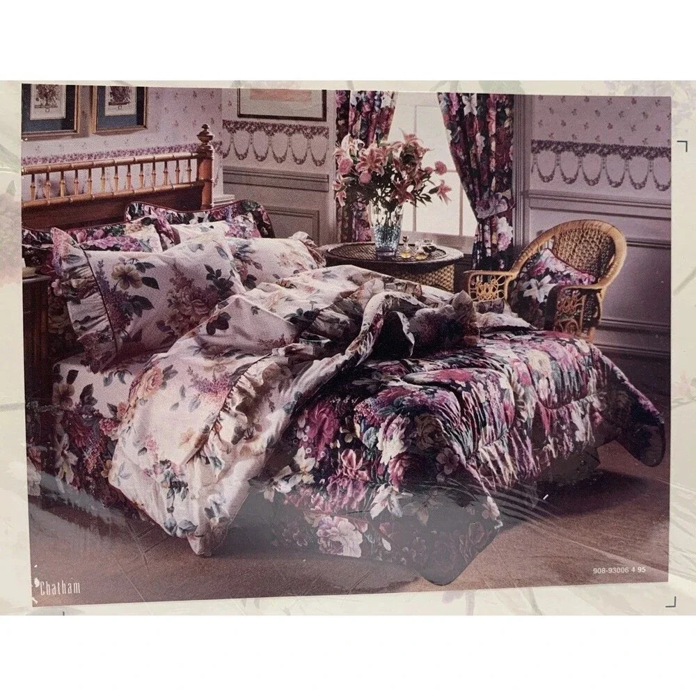 Allyson Kent 1995 Twin Flat Sheet 180 Thread Count Chatham Floral